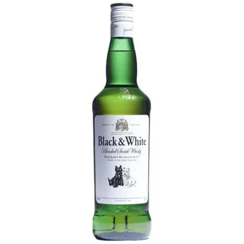 BLACK & WHITE BLENDED SCOTCH WHISKY 750ML